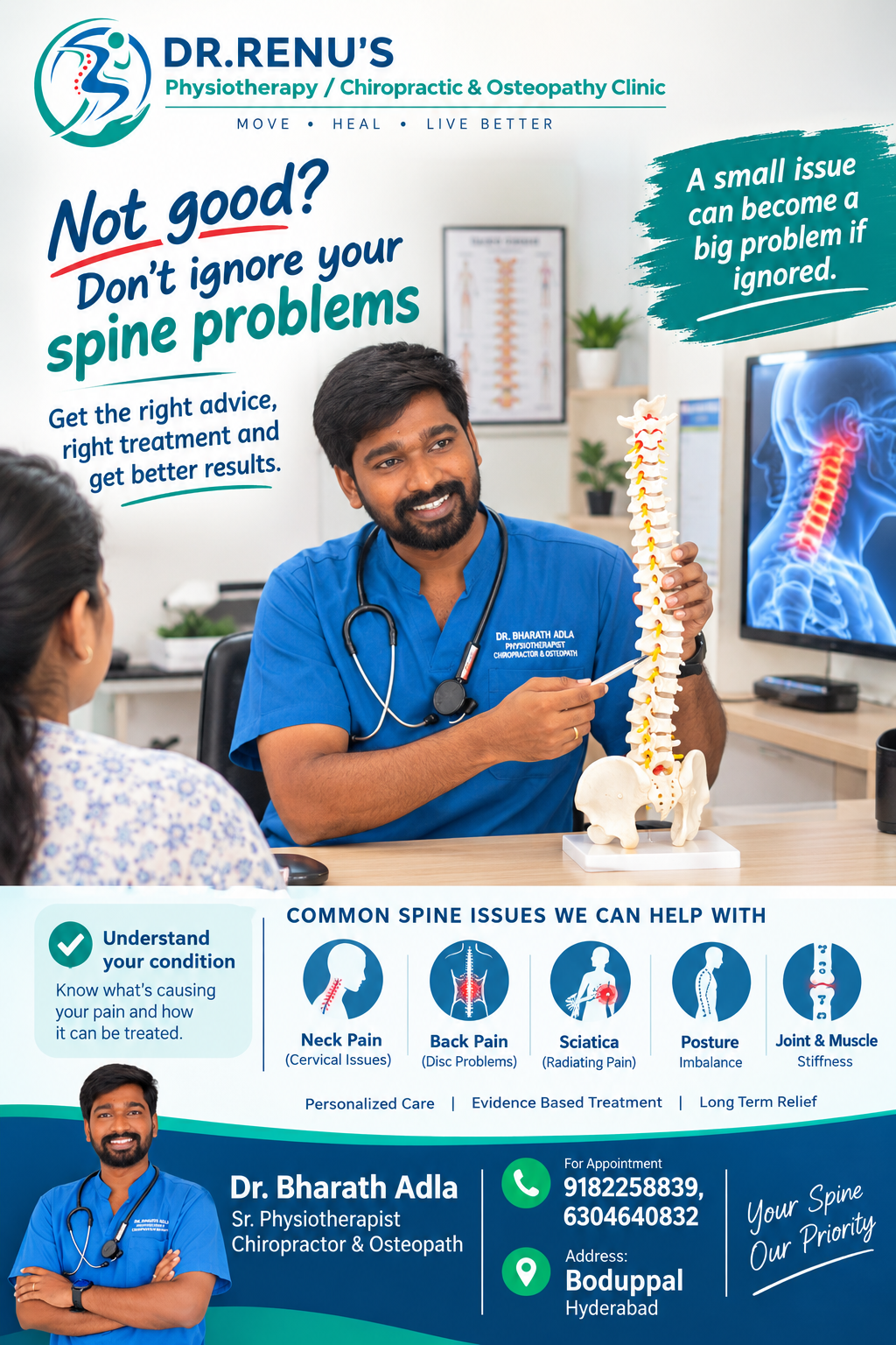 Sciatica and Lumbar Decompression at Dr. Renu Clinic